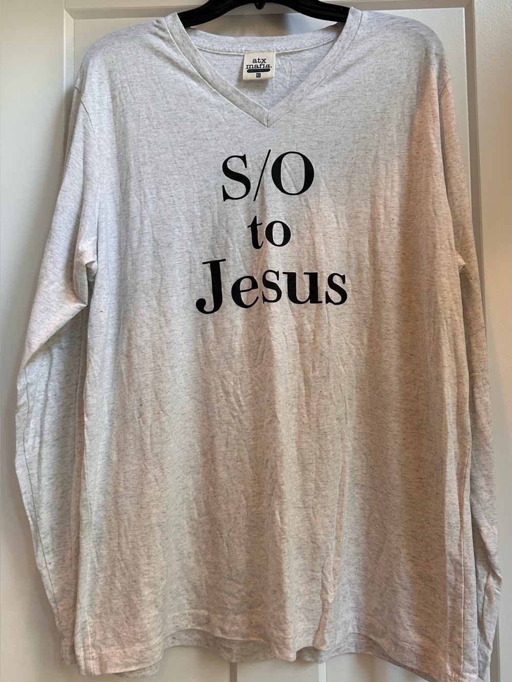Shout Out To Jesus Long Sleeve Tee Size XL